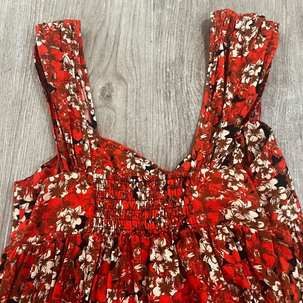 Free People Pattern Play Floral Mini Dress - Picture 10 of 10